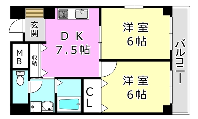 サンピア南茨木の間取り写真