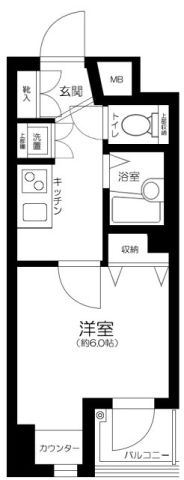 ドルチェ日本橋・キャナルシティーの間取り写真
