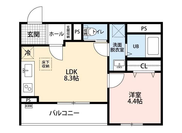 リーブルファイン西浦和 1号棟の間取り写真