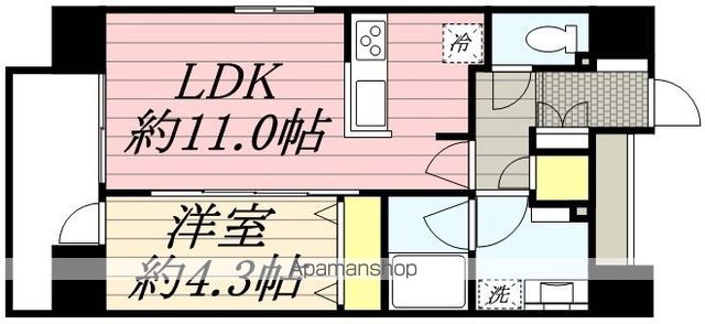 東京メトロ日比谷線 三ノ輪駅 徒歩7分 13階建 築10年の間取り写真