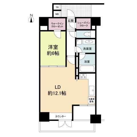 プライムアーバン堺筋本町の間取り写真