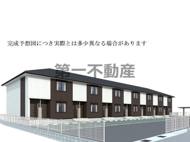 建物外観　建築中
