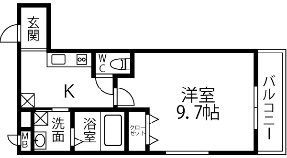 フジパレス都島御幸町V番館の間取り写真
