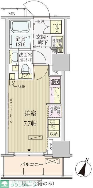 パークアクシス赤坂見附の間取り写真