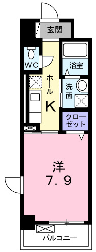 プラサーダ朝霧の間取り写真