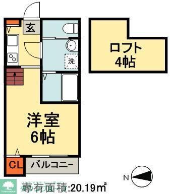 メゾン本千葉の間取り写真