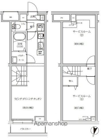 REGOLITH IKEGAMIの間取り写真
