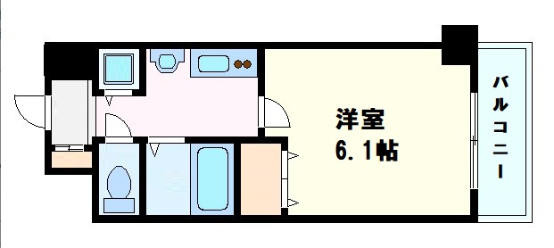 プレサンス心斎橋ザ・スタイルの間取り写真