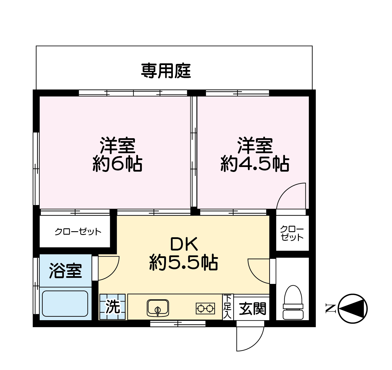 HS荘の間取り写真