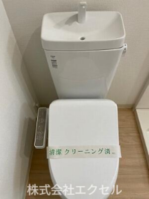 多摩都市モノレール 大塚・帝京大学駅 徒歩9分 2階建 築7年のトイレ写真