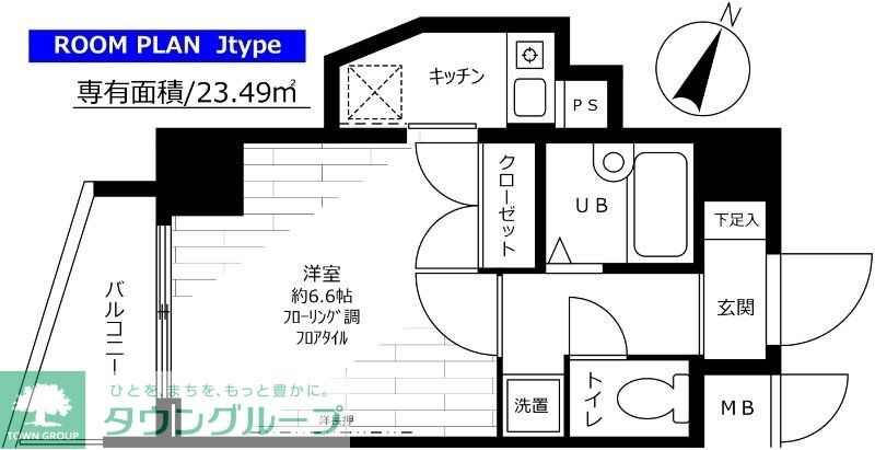 ステージファースト三宿の間取り写真