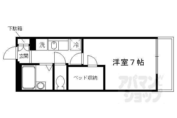 レオパレスインパクトIの間取り写真