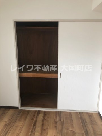 収納　たっぷりとした収納スペースです