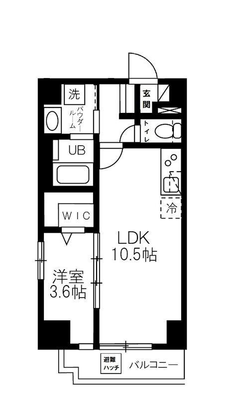 都営浅草線 蔵前駅 徒歩6分 8階建 築5年の間取り写真