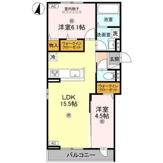 プライム金剛の間取り写真