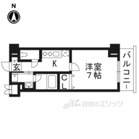 アスヴェル京都東寺前2の間取り写真