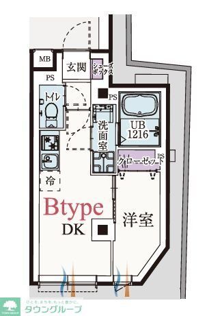 b’CASA小岩SOUTHの間取り写真