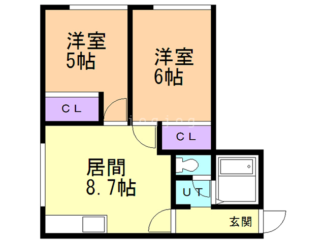 【赤岩壱番館の間取り】