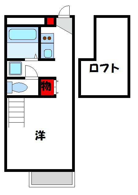 レオパレス空港南の間取り