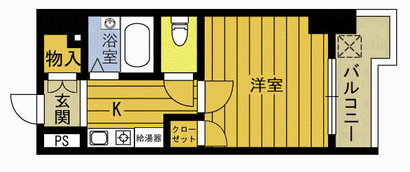 ベルエール大分大在の間取り