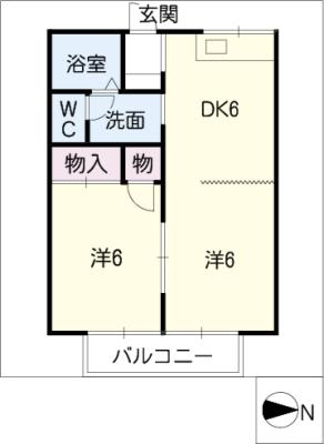 ハイツクリビアの間取り