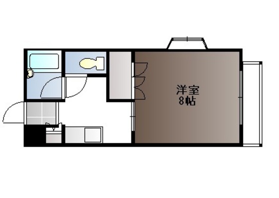 岡山県岡山市北区大和町２（アパート）の賃貸物件の間取り