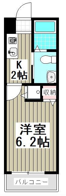 神奈川県横浜市旭区さちが丘（アパート）の賃貸物件の間取り