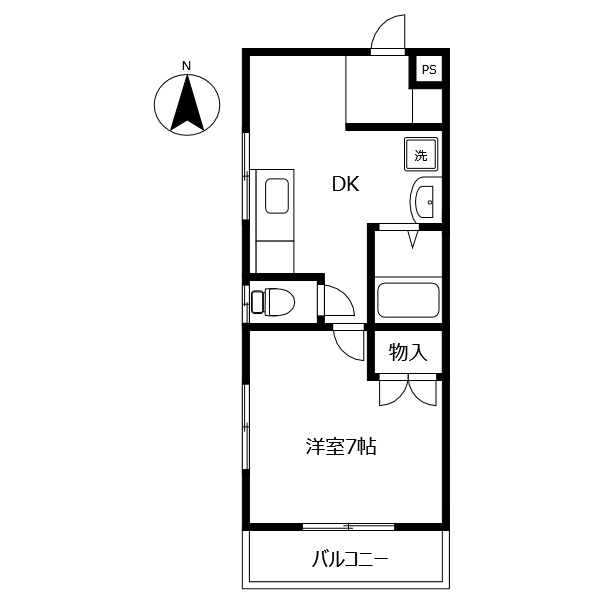 アベニューモリSt.IIIの間取り