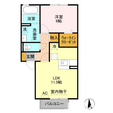 【ブランメゾン Aの間取り】