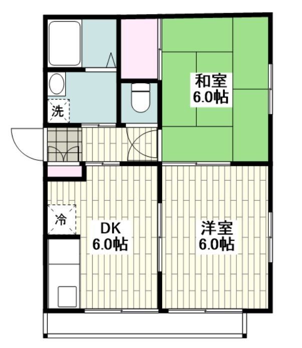 藤沢市鵠沼松が岡のマンションの間取り