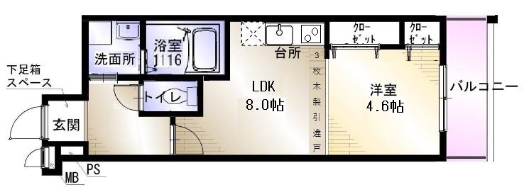 リオヴェール彩都の間取り