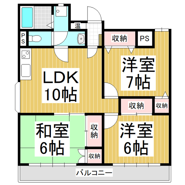 シェトワ上郷の間取り