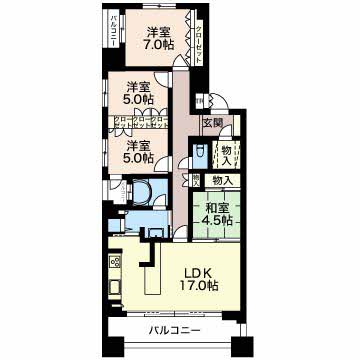 グランドメゾン星が丘山手の間取り