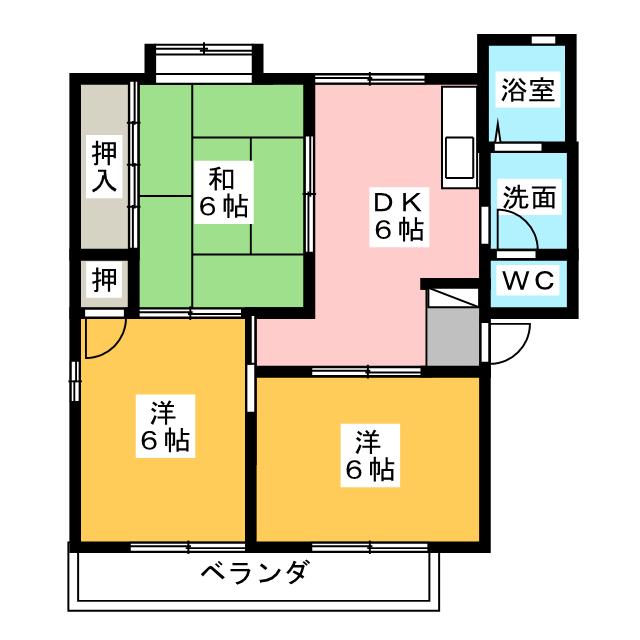 パークハイツ・知崎　IIの間取り