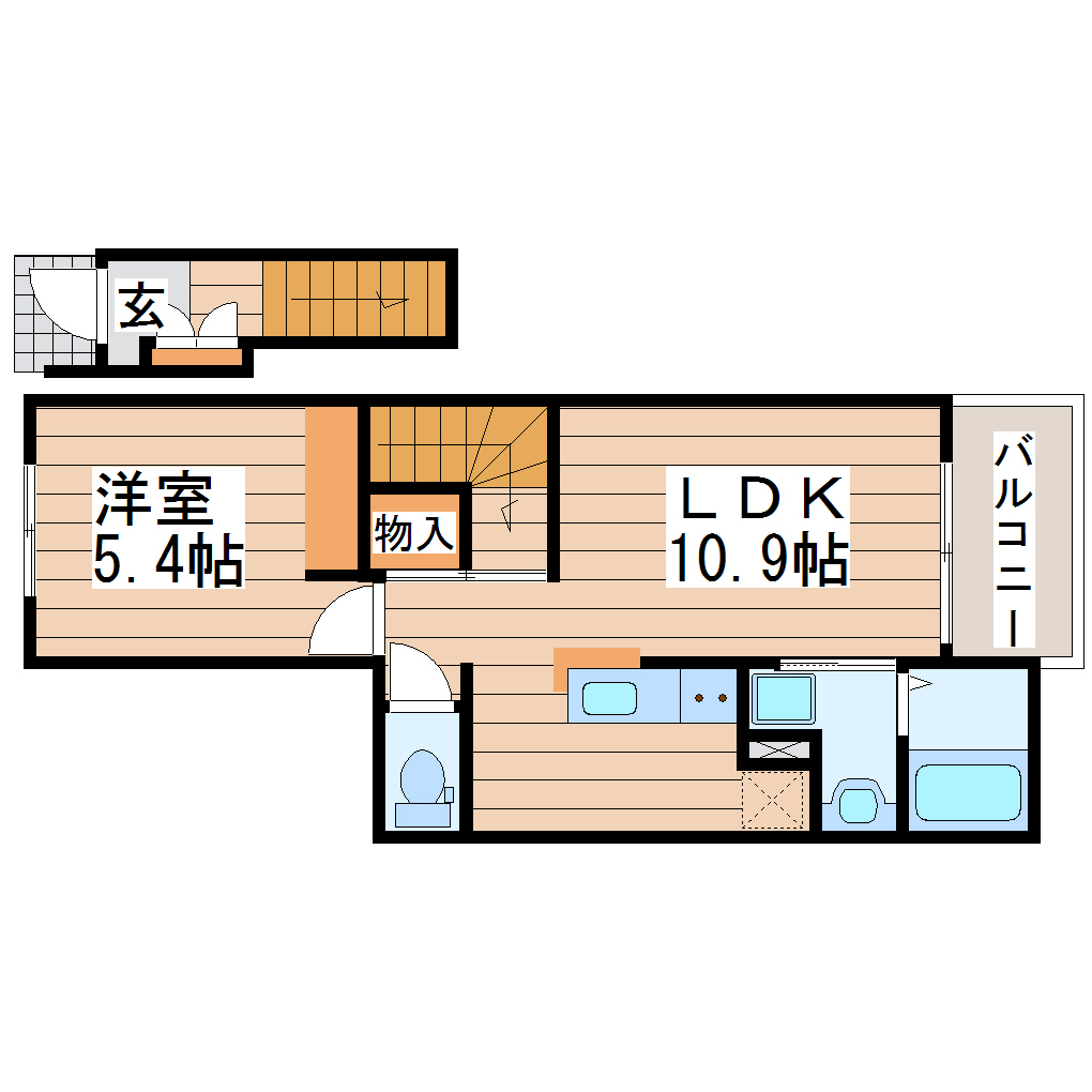 アルカンジュIIの間取り