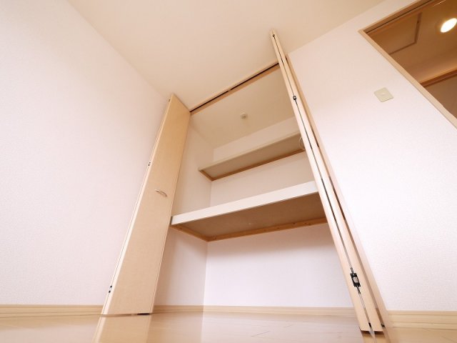 収納　十分な収納スペースがあります