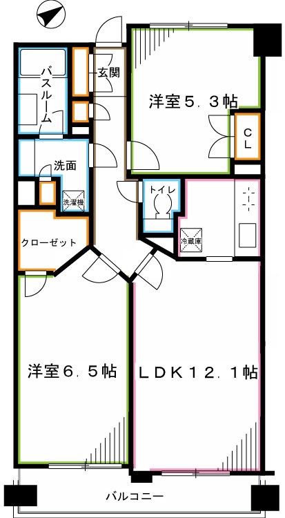 ラフィーネ阿佐谷の間取り