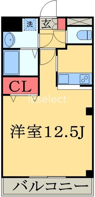 千葉市中央区院内のマンションの間取り