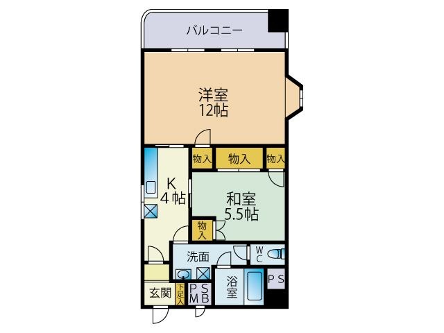 グラシアス砂津の間取り