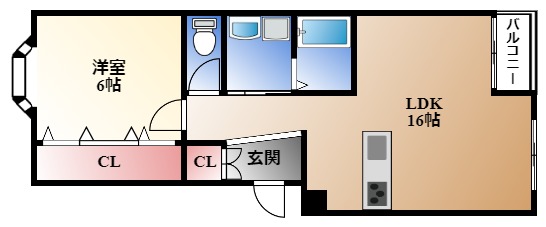 覚王山JOYBOXIIIの間取り