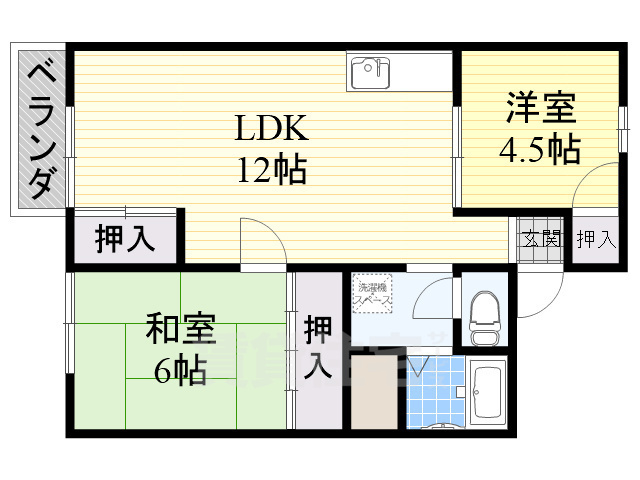 ハイツボナールの間取り