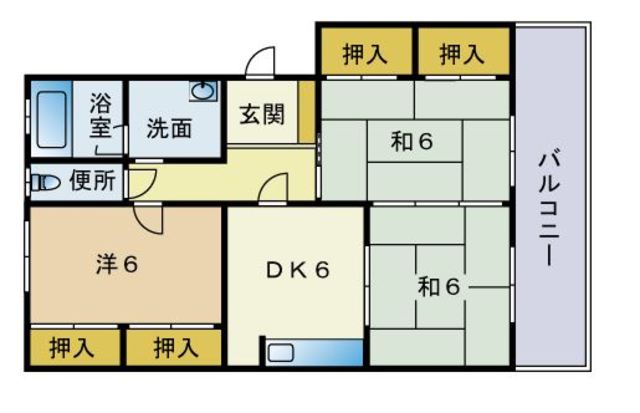 森田コーポの間取り