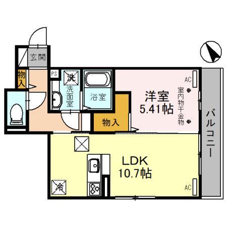 コンフォート上和田の間取り