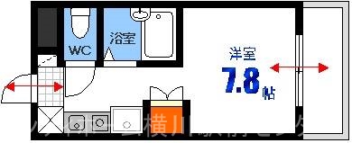 広島市西区南観音町のマンションの間取り