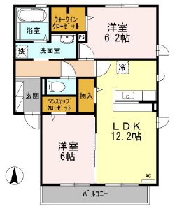 レジェンド青山　西棟の間取り