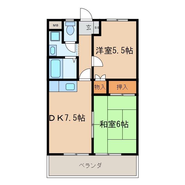 カレンの間取り