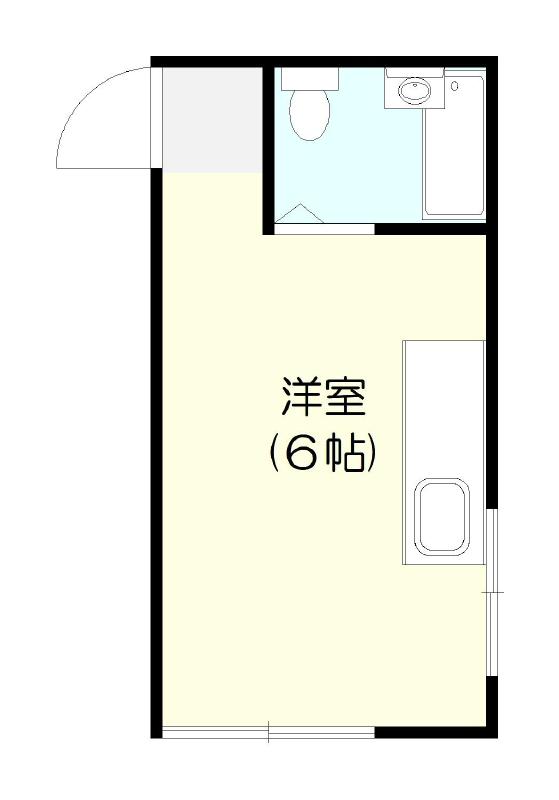 長栄コーポＢ棟の間取り