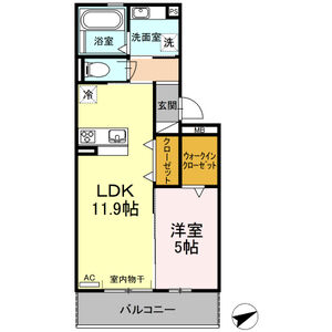 カーサ フェリーチェEの間取り