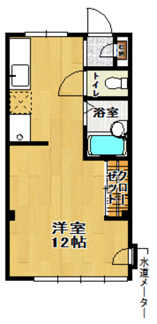 学生第一コーポの間取り