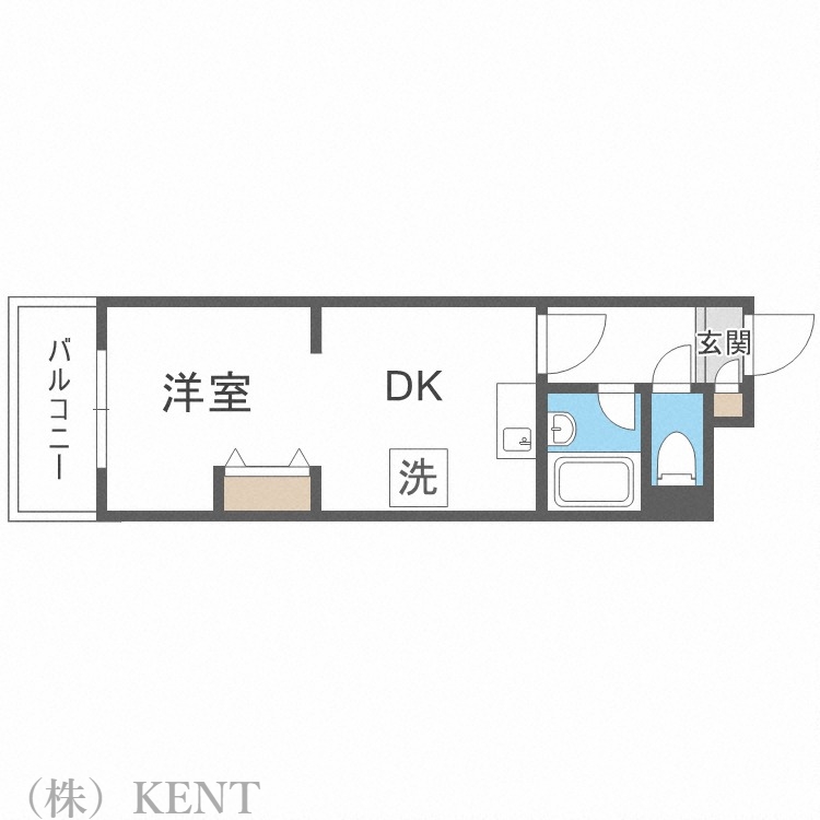 エンブレム札幌発寒IIＡ棟の間取り